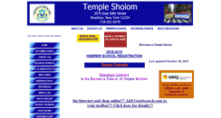 Desktop Screenshot of ourtemplesholom.org